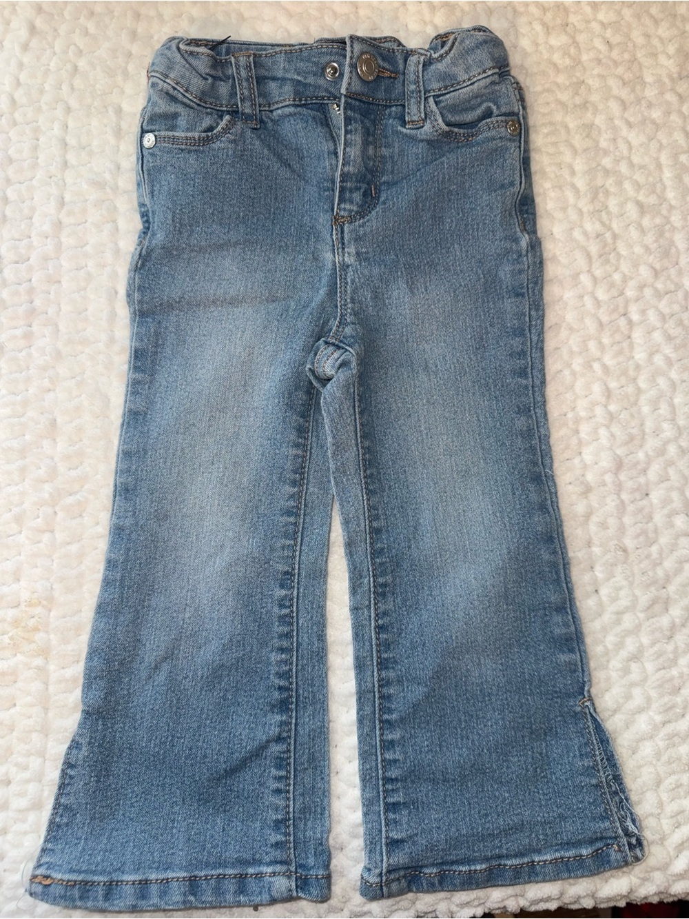 DKNY Light Blue Girls' Flared Denim Jeans